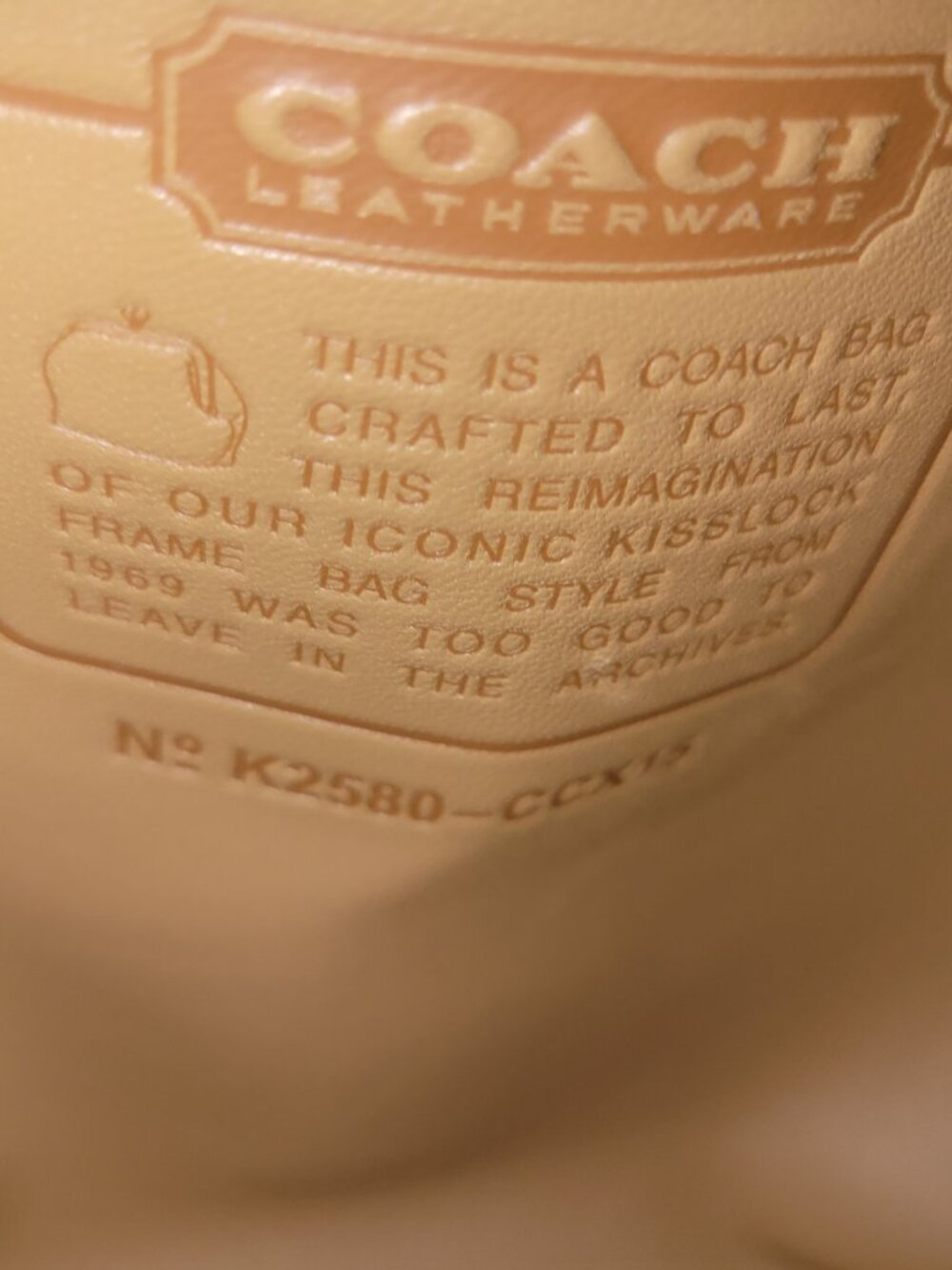 Coach Signature Jacquard Crystal Kisslock - Picture 6 of 8